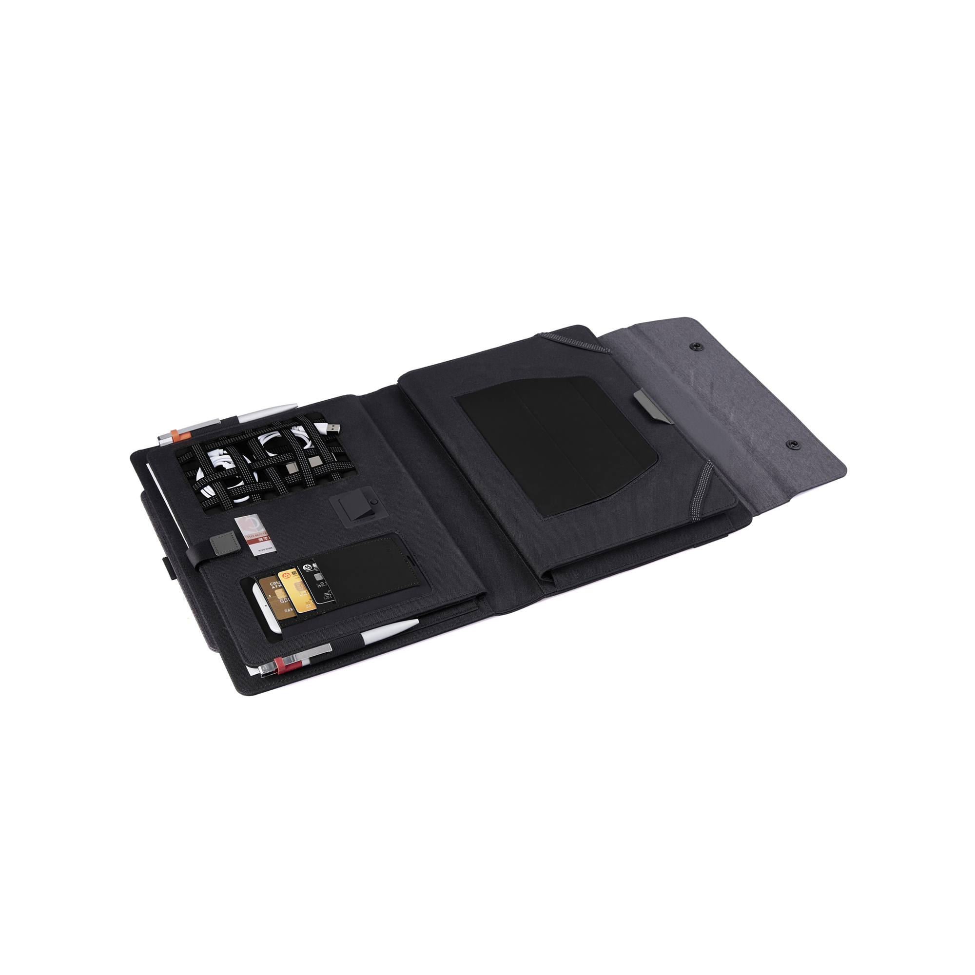 Мобильный офис с беспроводным зарядным устройством 5000 mAh фото на сайте Print Logo.