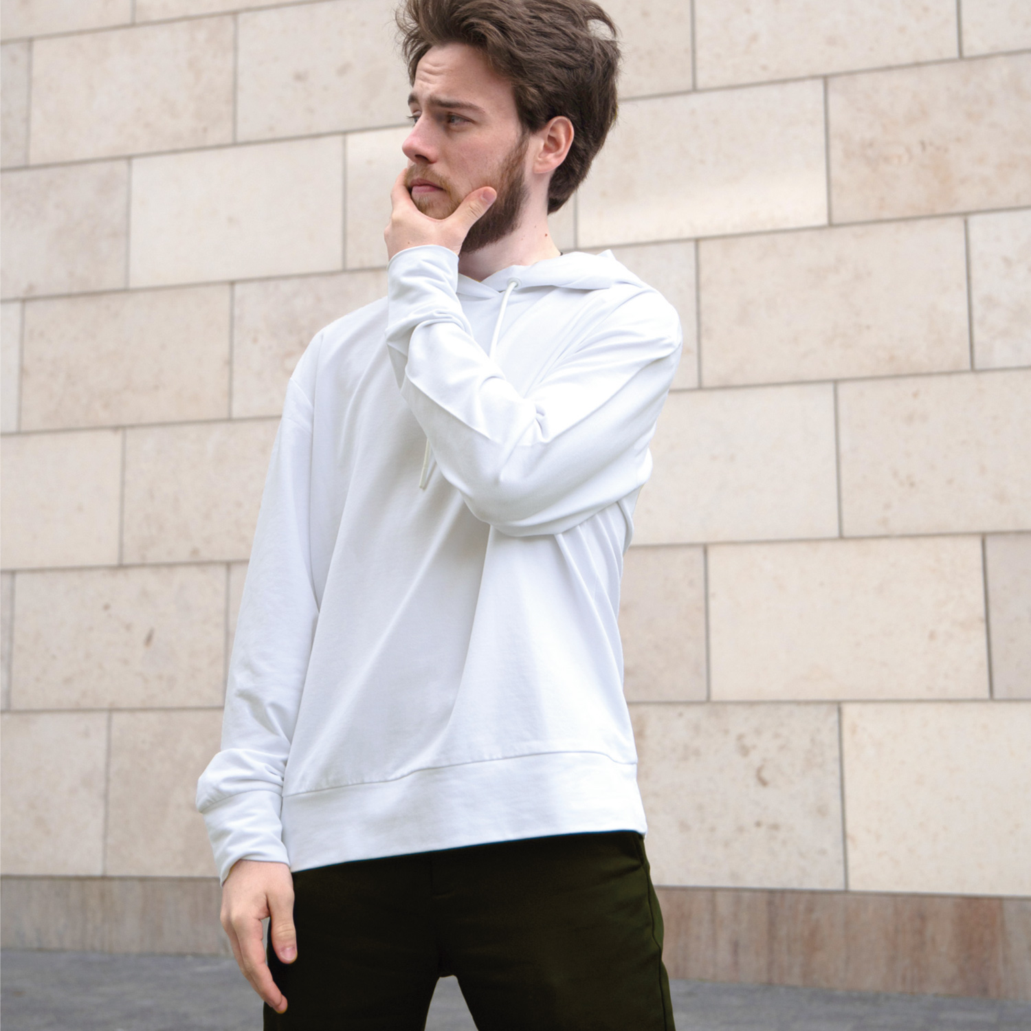 Худи с капюшоном, унисекс Алекс (Alex) антрацит, размер XXL фото на сайте Print Logo.