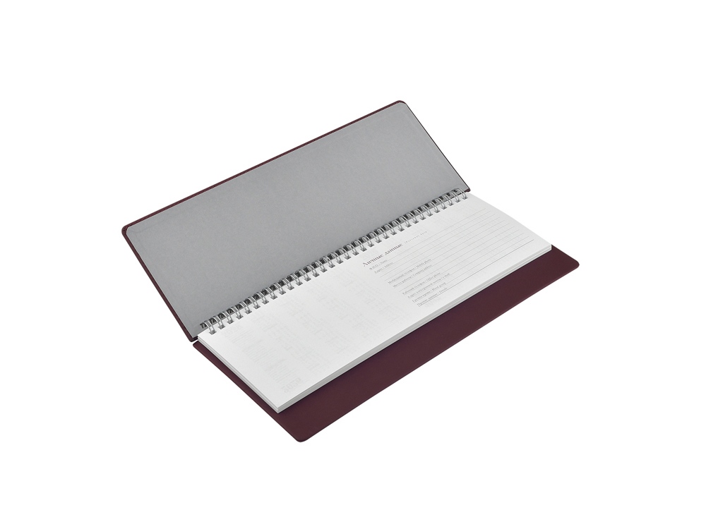 Планинг датированный Velvet 2026, бордовый