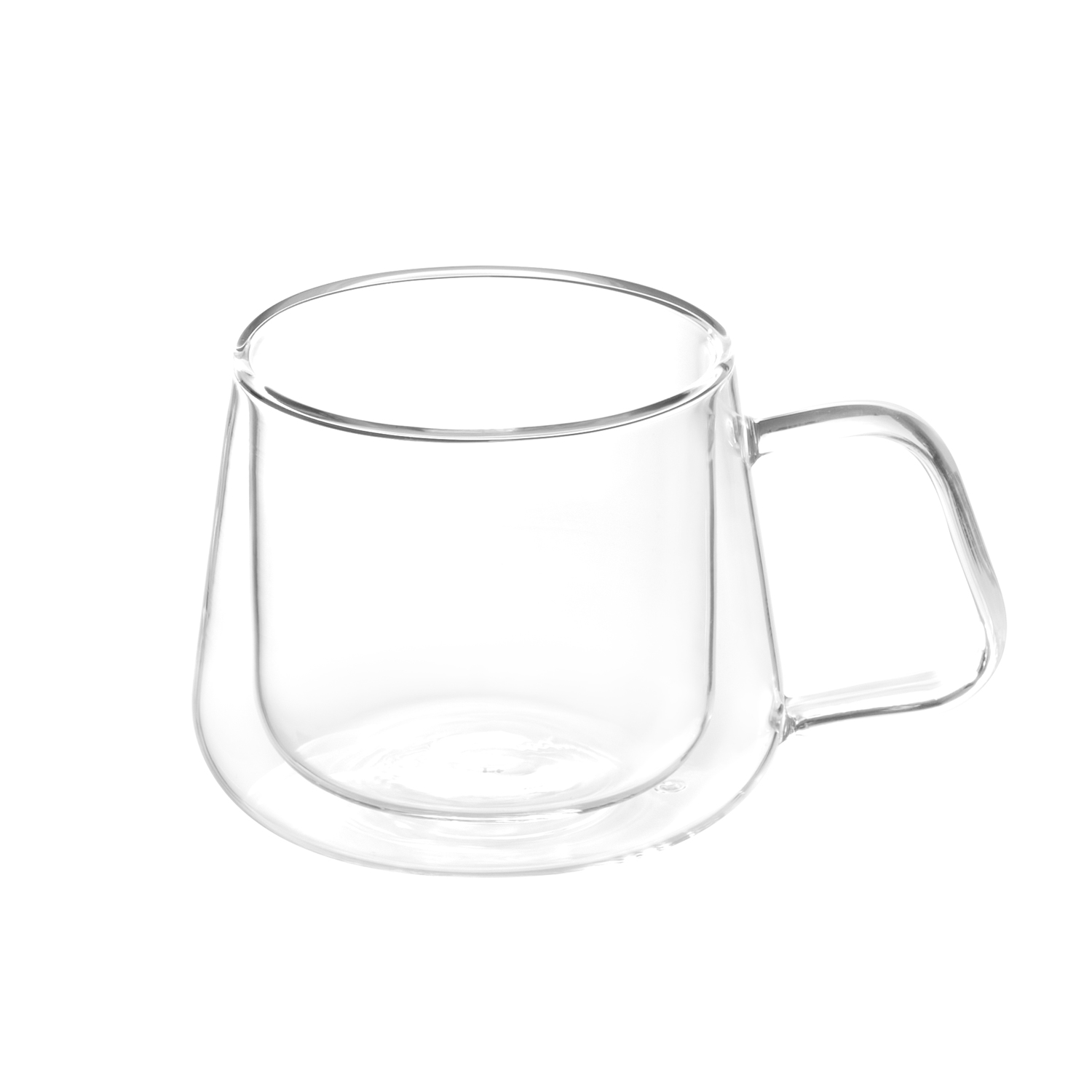 Кружка стеклянная с двойными стенками Дольче (Dolce) с логотипом Portobello Посуда из стекла | Print Logo