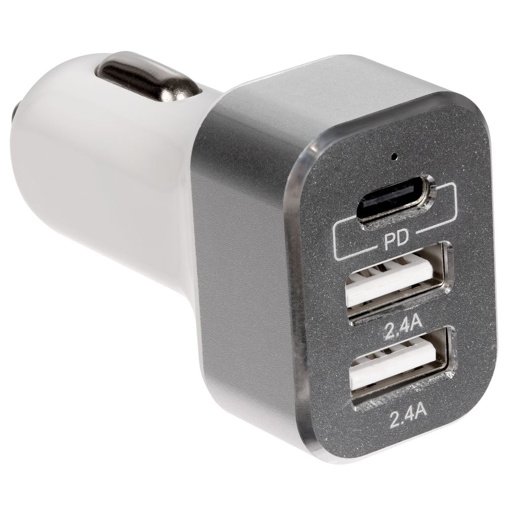 Автомобильное зарядное устройство Branchy с разъемом Type-C с логотипом  | Print Logo