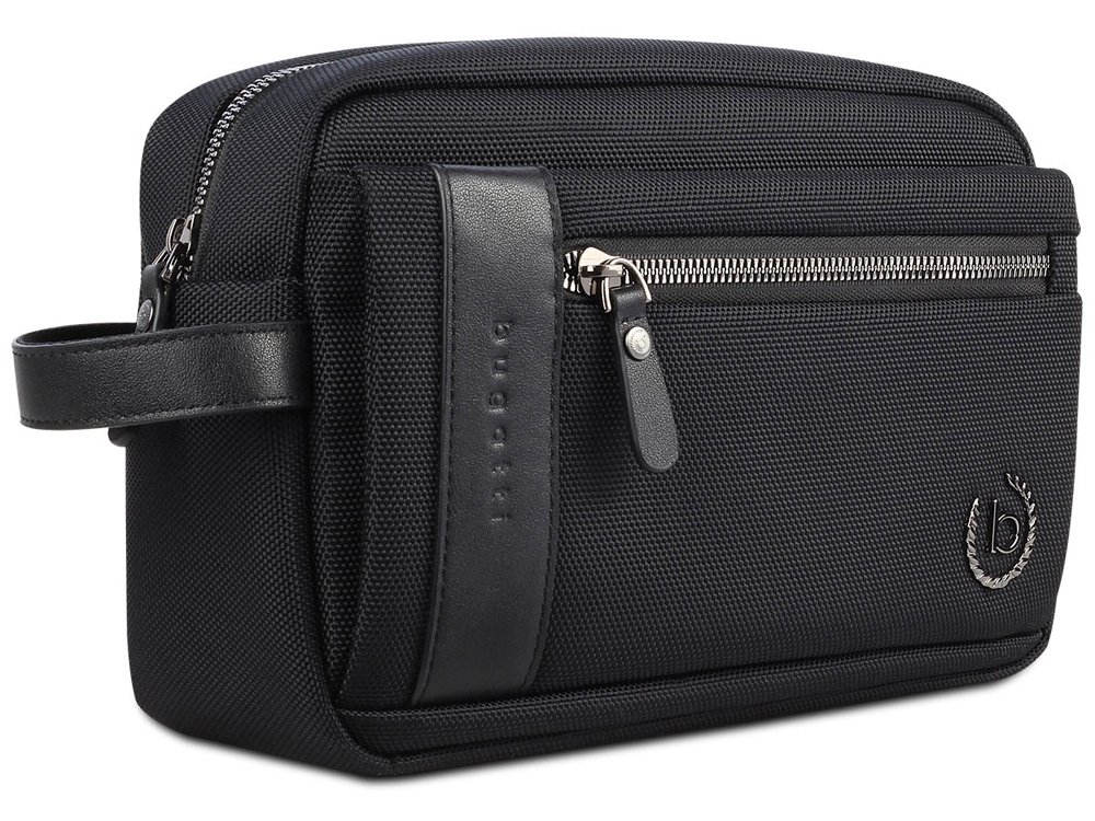 Несессер мужской Nero с логотипом BUGATTI | Print Logo