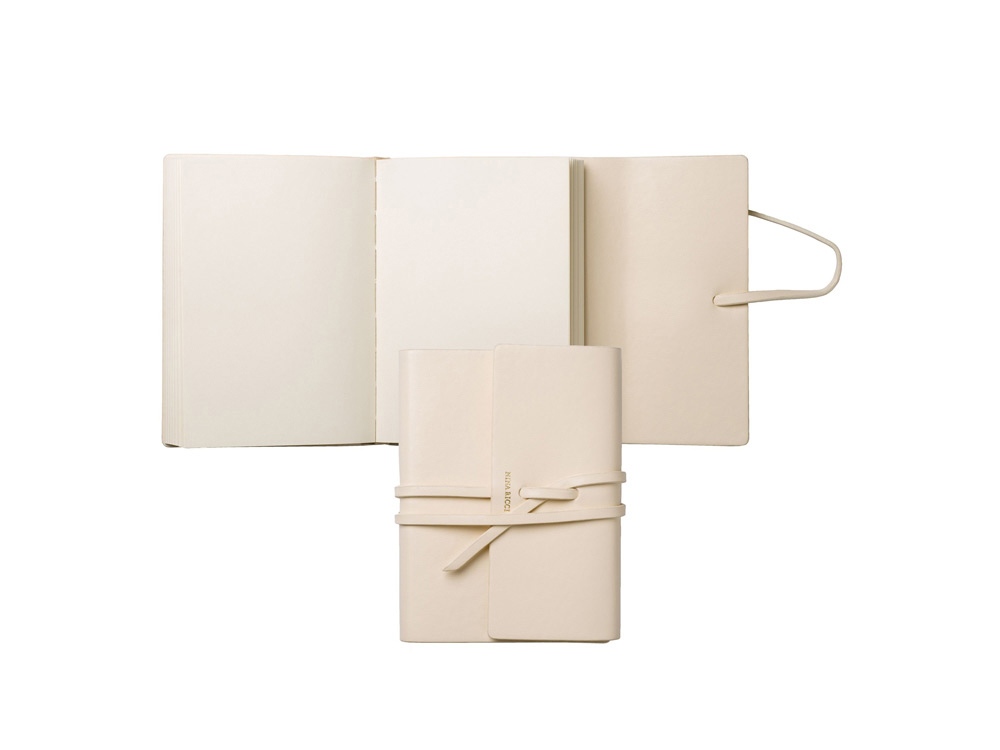 Блокнот А6 Pensée Cream с логотипом Nina Ricci | Print Logo
