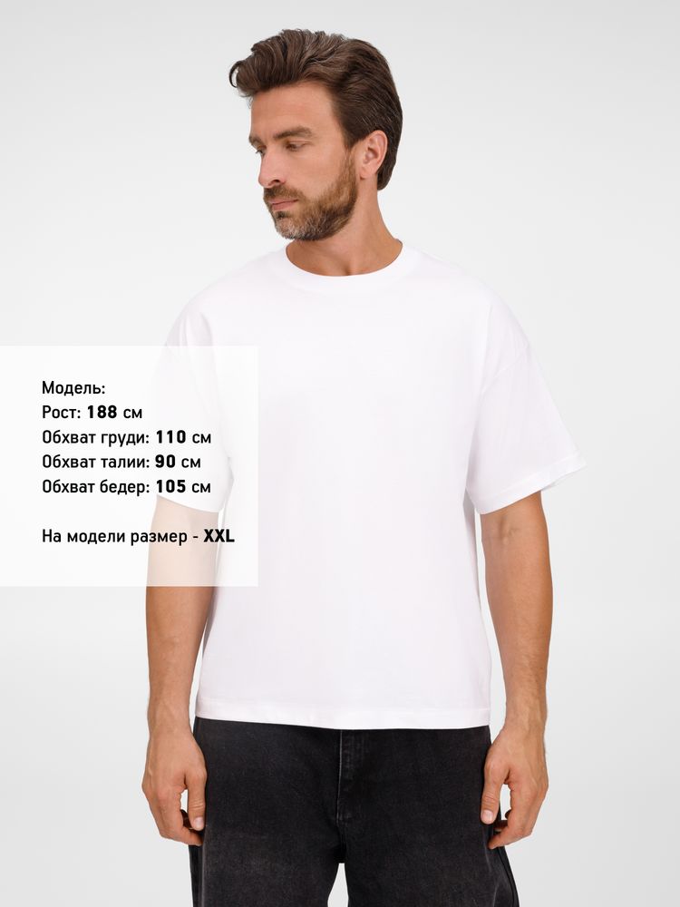 Футболка оверсайз унисекс Legacy, белая, размер S