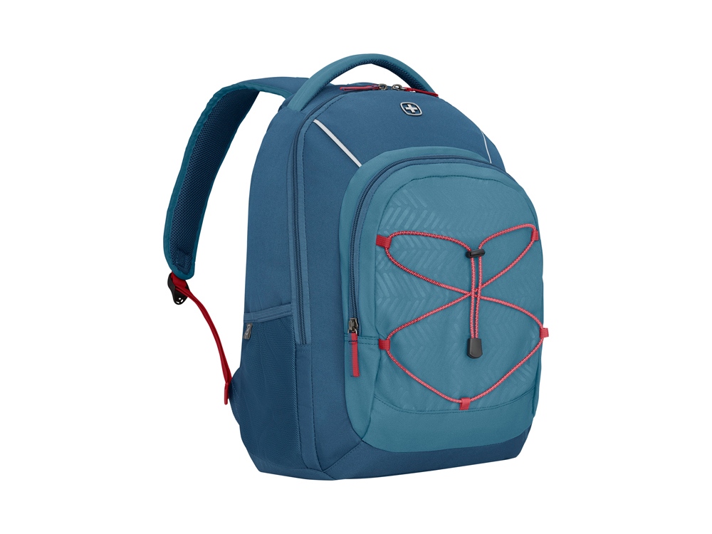 Рюкзак WENGER NEXT Mars 16, деним/синий, переработанный ПЭТ/Полиэстер, 33x24x46 см, 26 л.