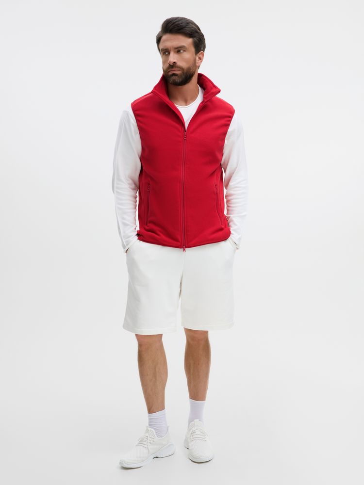 Жилет флисовый унисекс Ben Mac, красный, размер XL