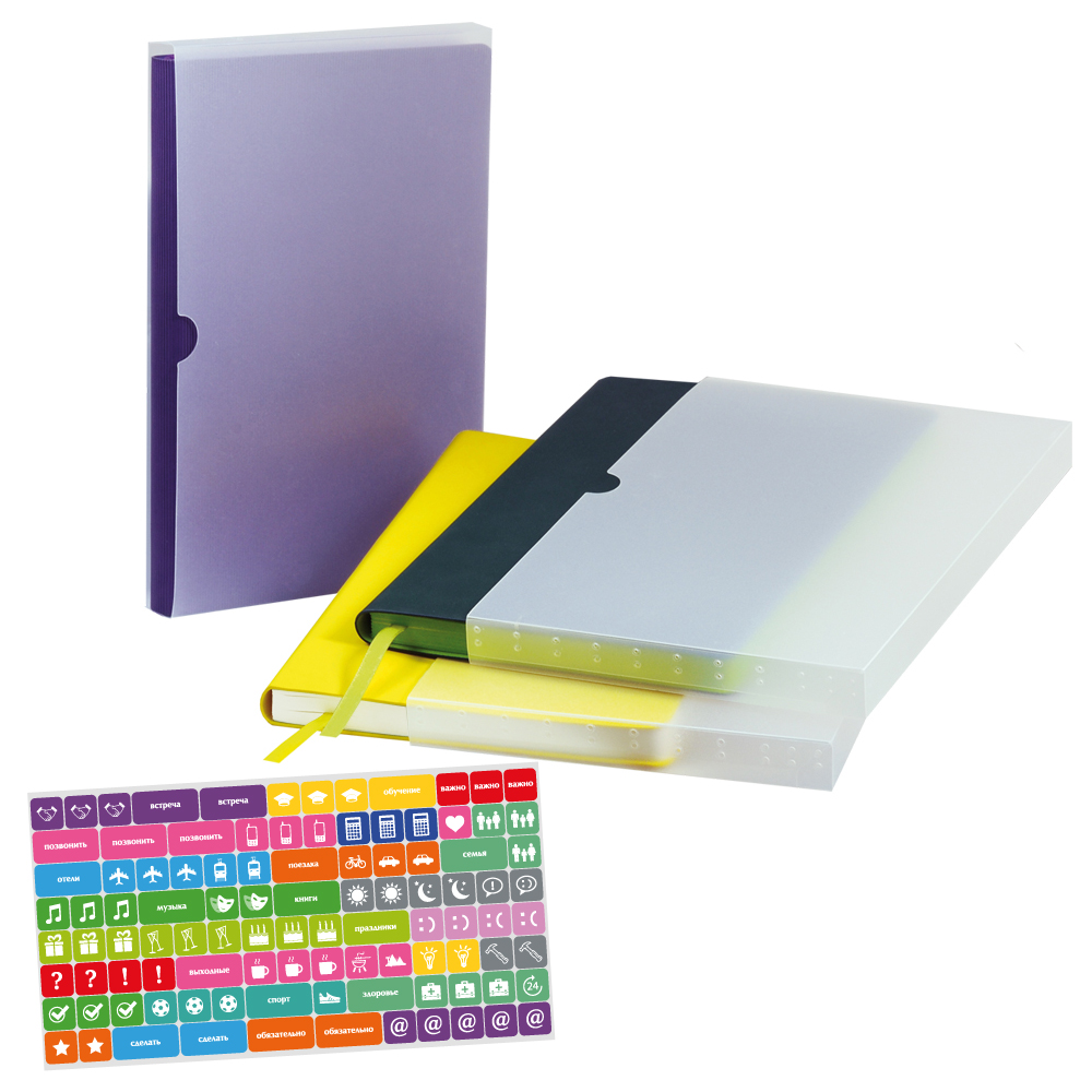 Ежедневник Рейн (Rain) недатированный, фиолетовый (без упаковки, без стикера) фото на сайте Print Logo.