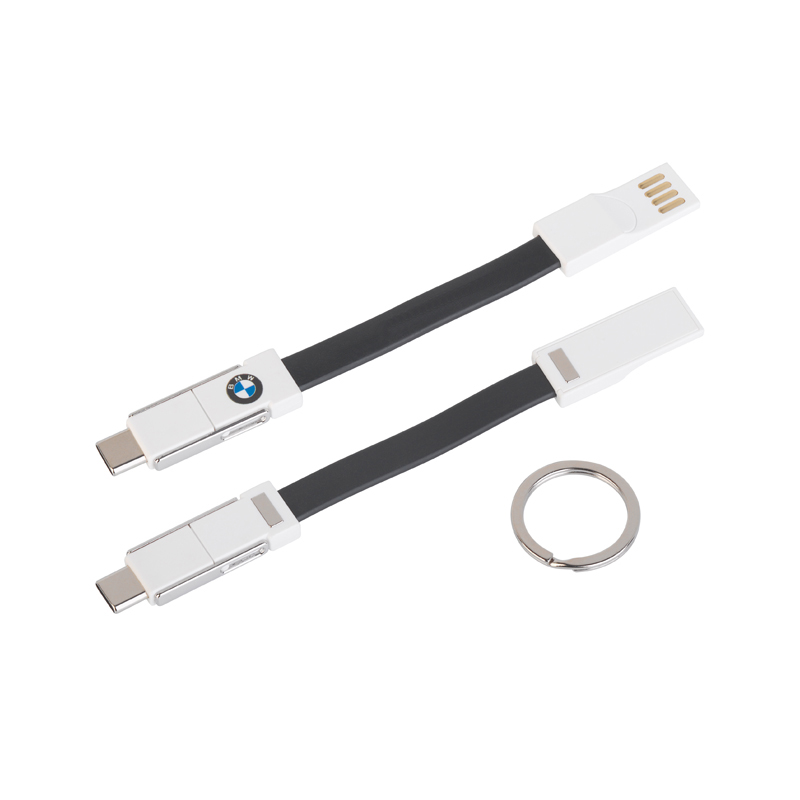 Брелок-кабель-трансформер 3-в-1 фото на сайте Print Logo.