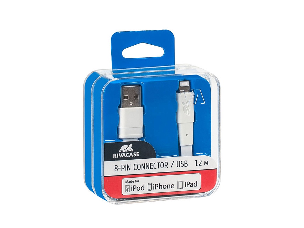 Кабель Lightning MFi 1,2 м с логотипом RIVACASE | Print Logo