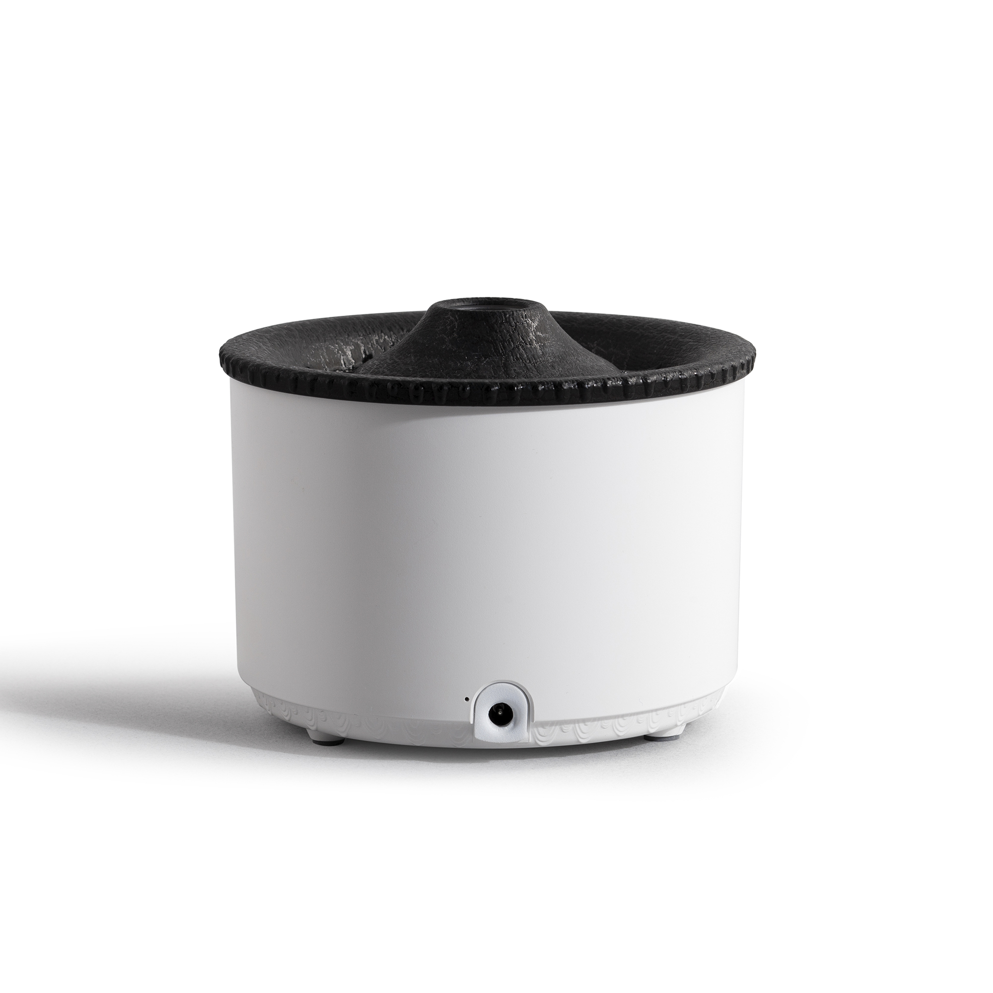 Увлажнитель воздуха "Smart Volcano"с пультом ДУ,  функцией ароматерапии и интерьерной подсветкой , белый с черным