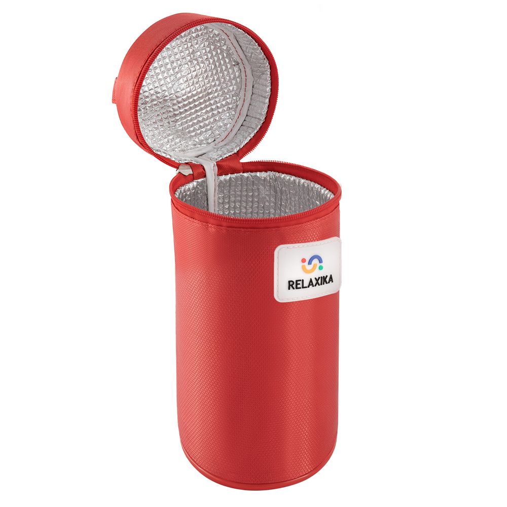 Термос Relaxika Duo 750 в чехле фото на сайте Print Logo.