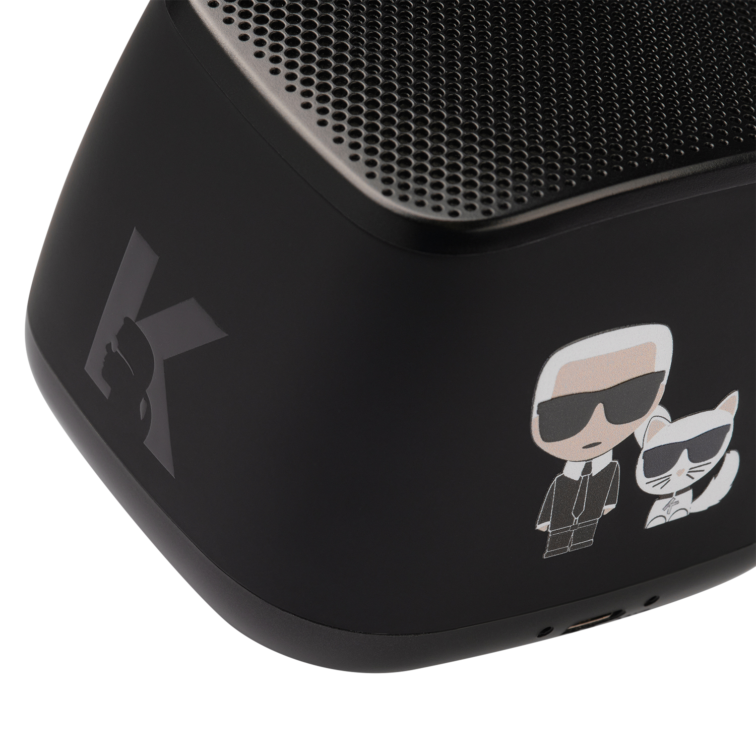 Беспроводная колонка с подсветкой Glow 75dB 1200 mAh, черная