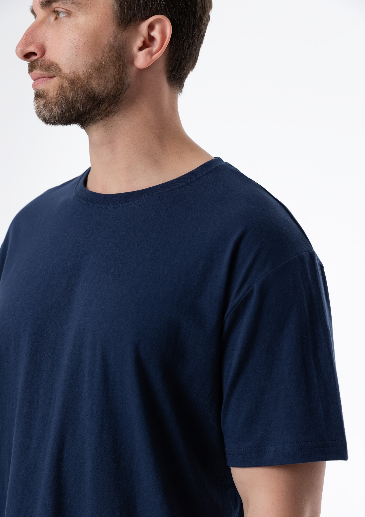 Футболка унисекс без бокового шва STAN хлопок 160, 02, Тёмно-синий,  (46)  (52/XL)