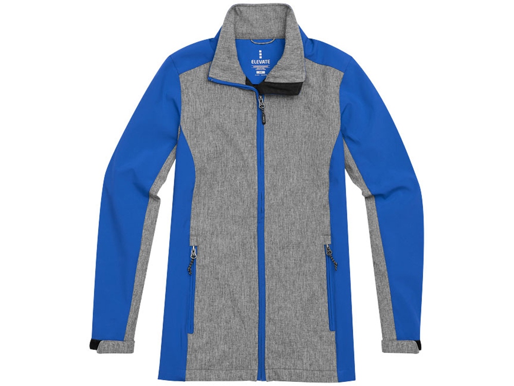Куртка софтшел Vesper женская, синий/темно-серый