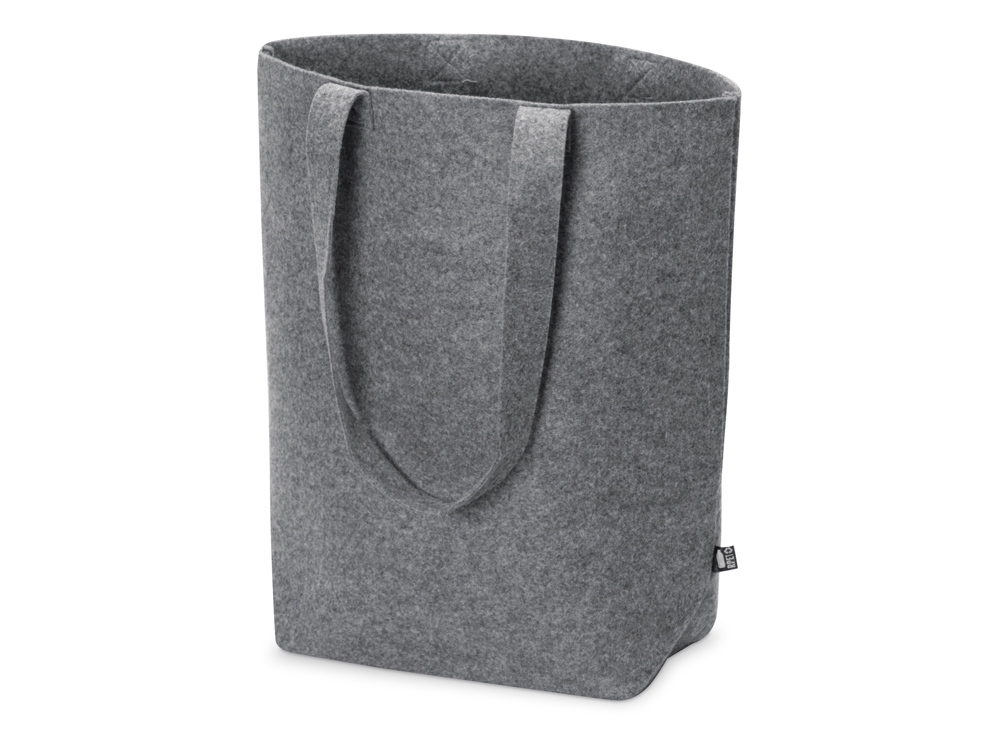 Сумка-шоппер Betty фетровая вертикальная с логотипом  | Print Logo