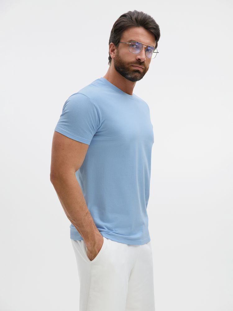 Футболка Imperial 190 голубая, размер XXL