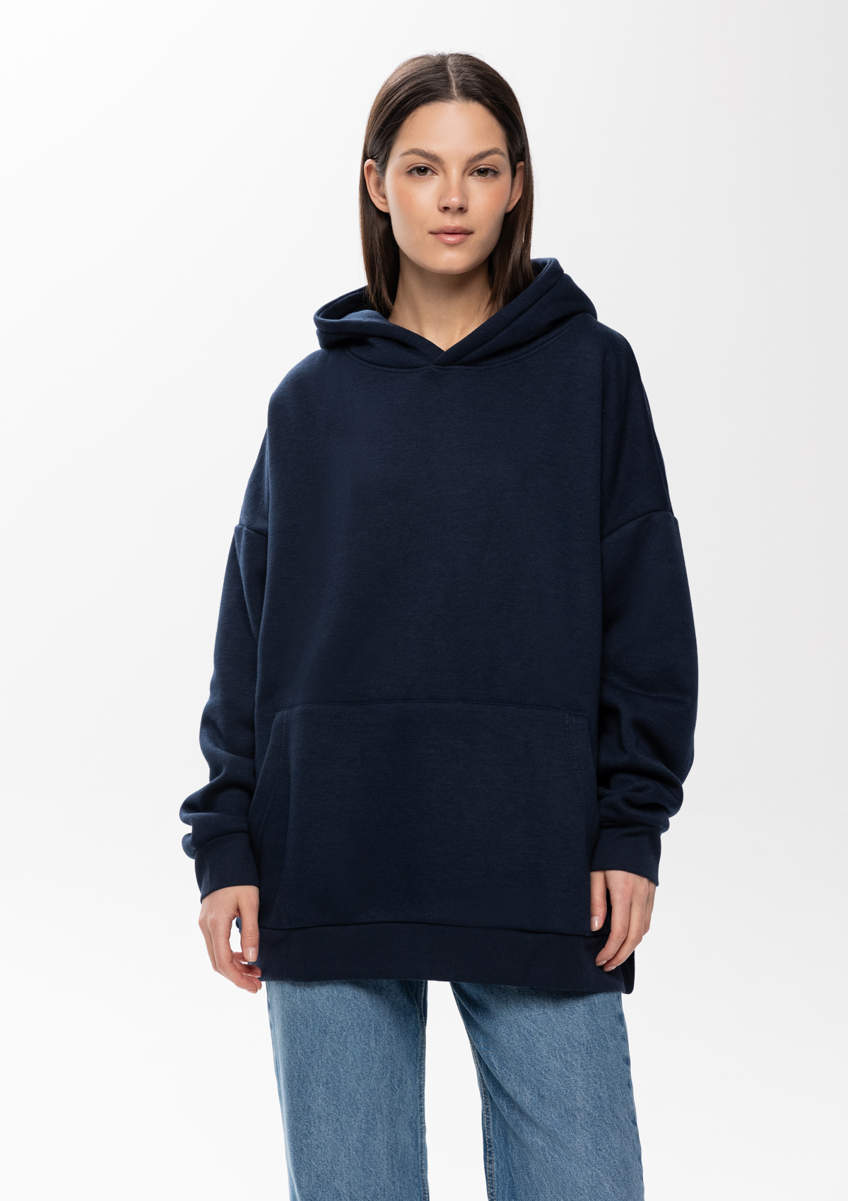 Худи унисекс STAN оверсайз интерсофт 320, 69, Тёмно-синий,  (46)  (46/S)