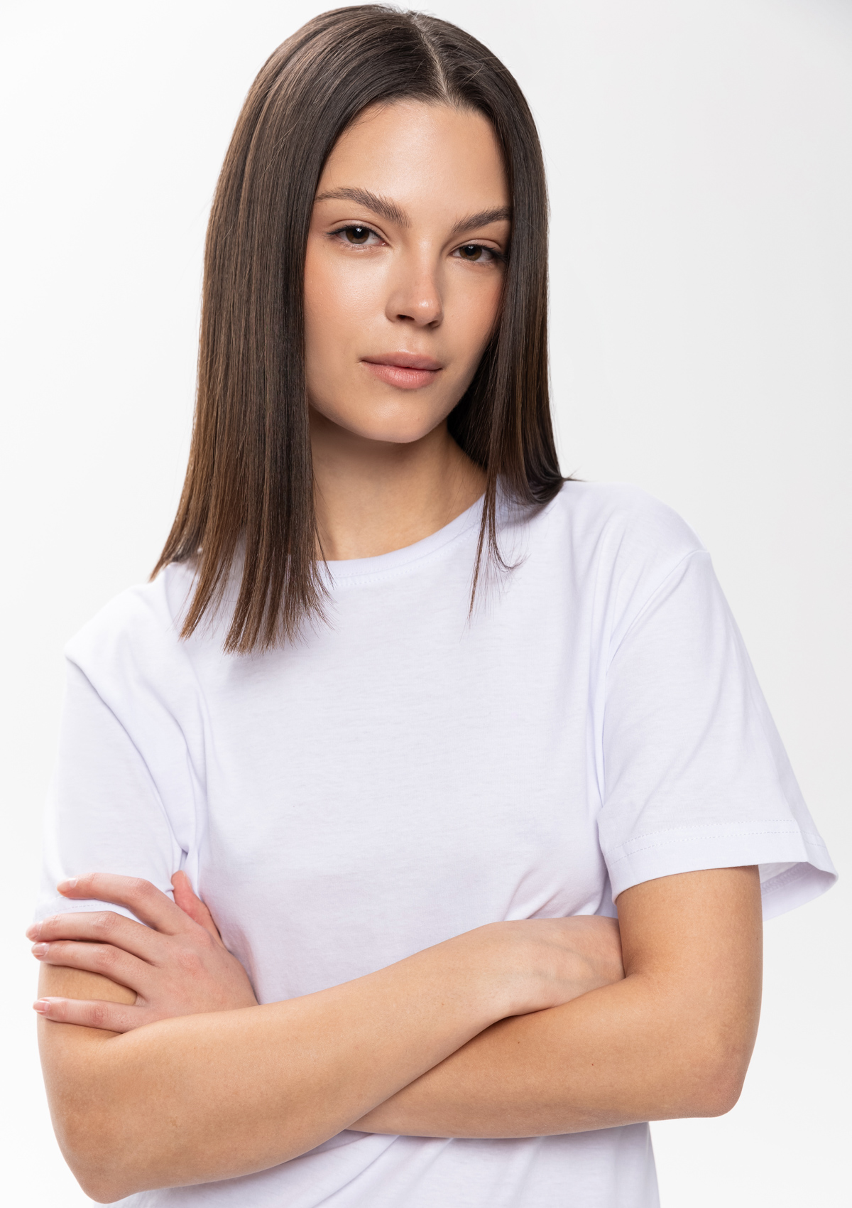 Футболка унисекс без бокового шва STAN хлопок 160, 02, Белый,  (10/1)  (50/L)