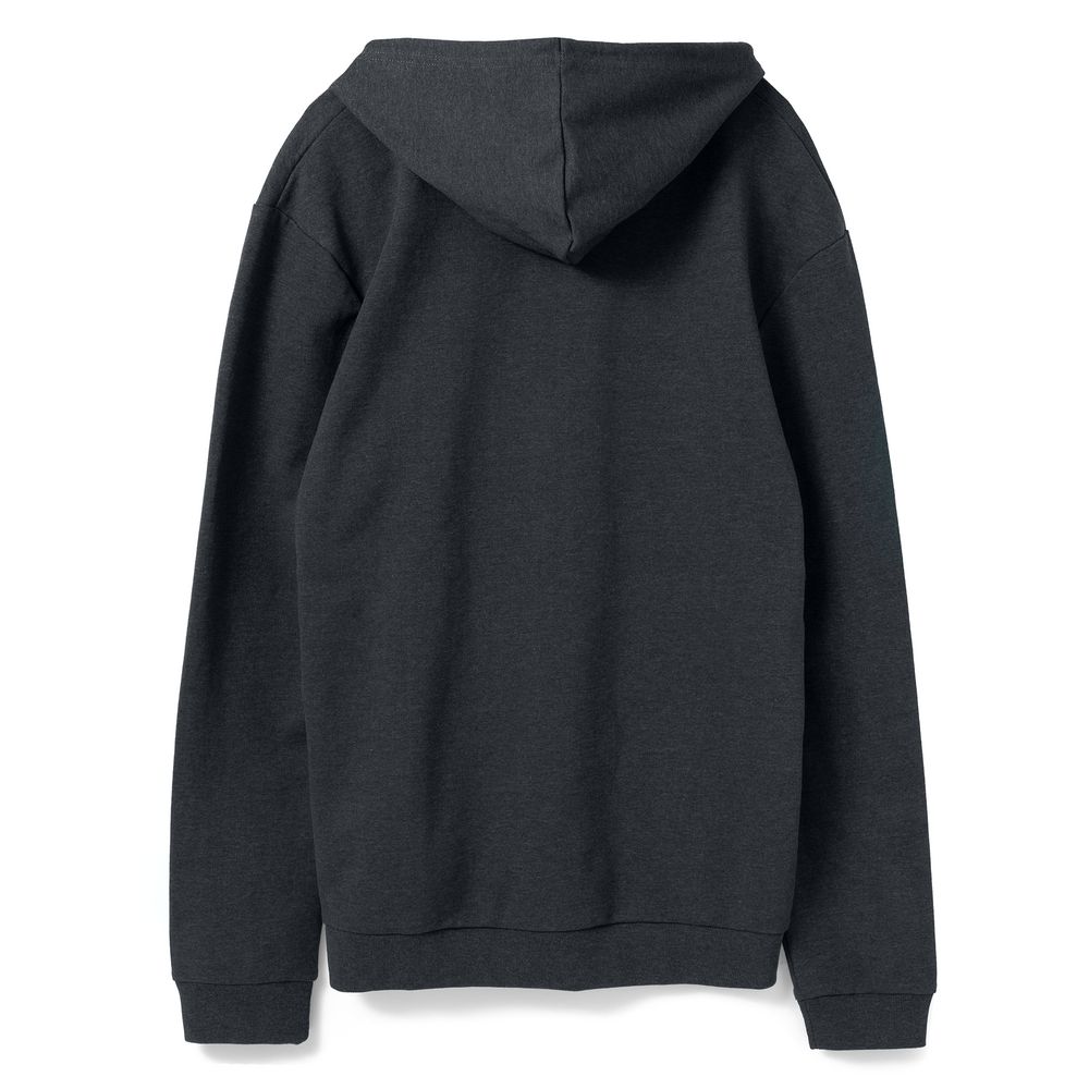 Толстовка с капюшоном унисекс Hoodie, темно-серая, размер L
