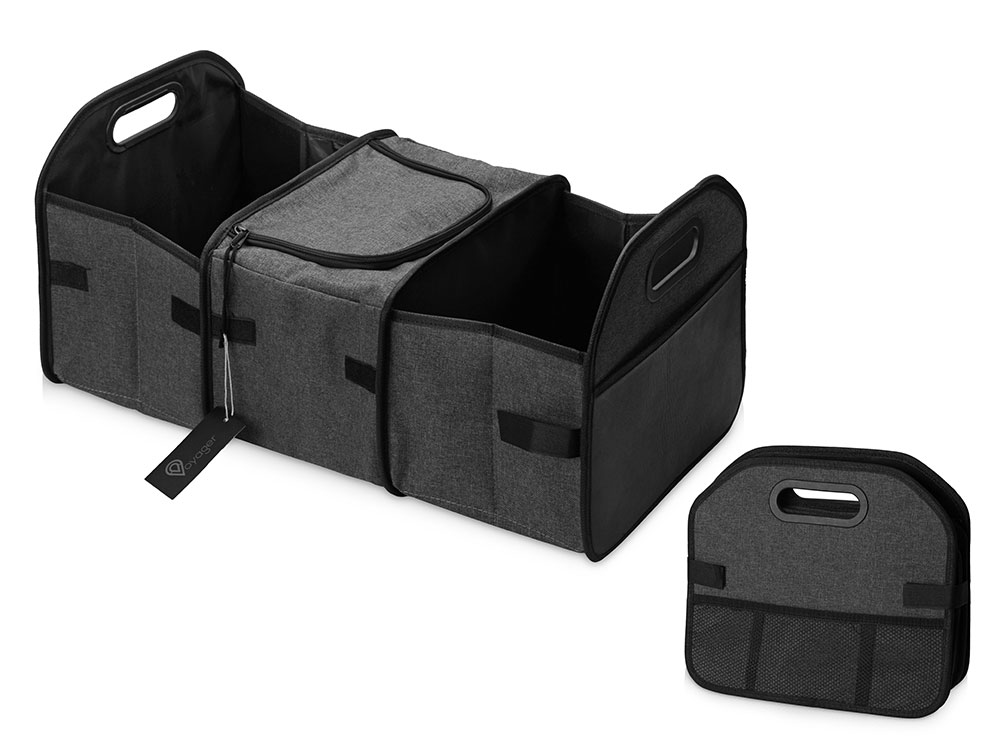 Органайзер автомобильный складной Harmony с логотипом Voyager | Print Logo