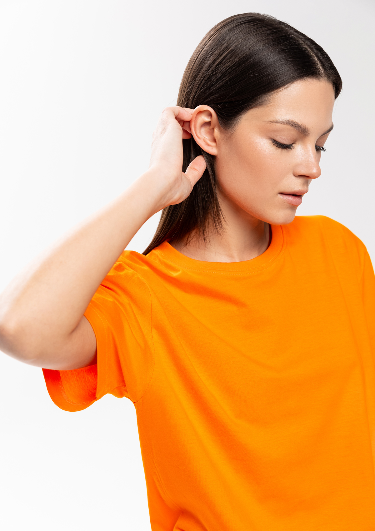 Футболка унисекс без бокового шва STAN хлопок 160, 02, Оранжевый,  (28/1)  (60-62/5XL)