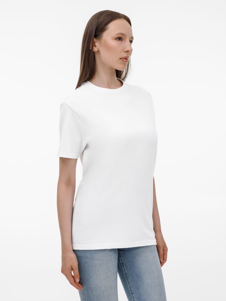 Футболка унисекс T-Bolka 180, белая, размер S