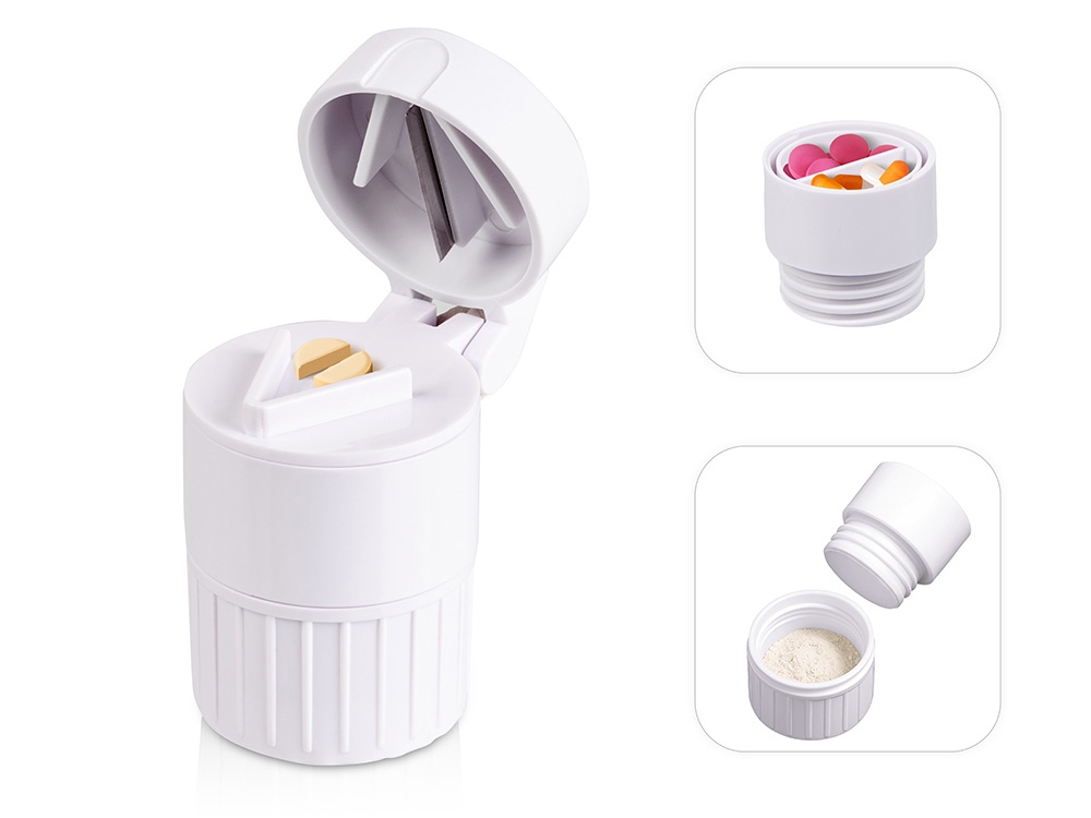 Таблетница с измельчителем Avicenna с логотипом  | Print Logo