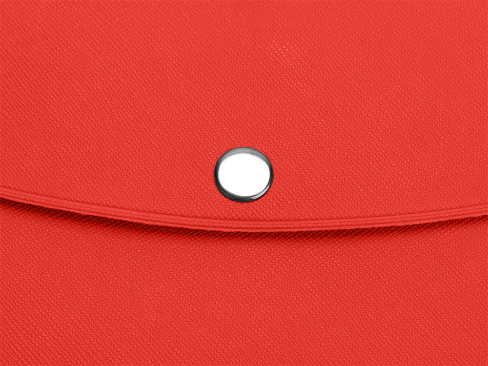 Органайзер для документов на кнопке с отделением для купюр и ручки, упаковка в индивидуальный пакет, красный/серый