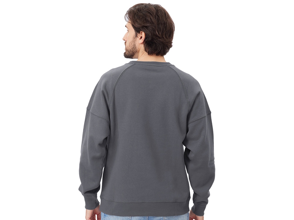 Свитшот оверсайз Paris, унисекс, темно-серый