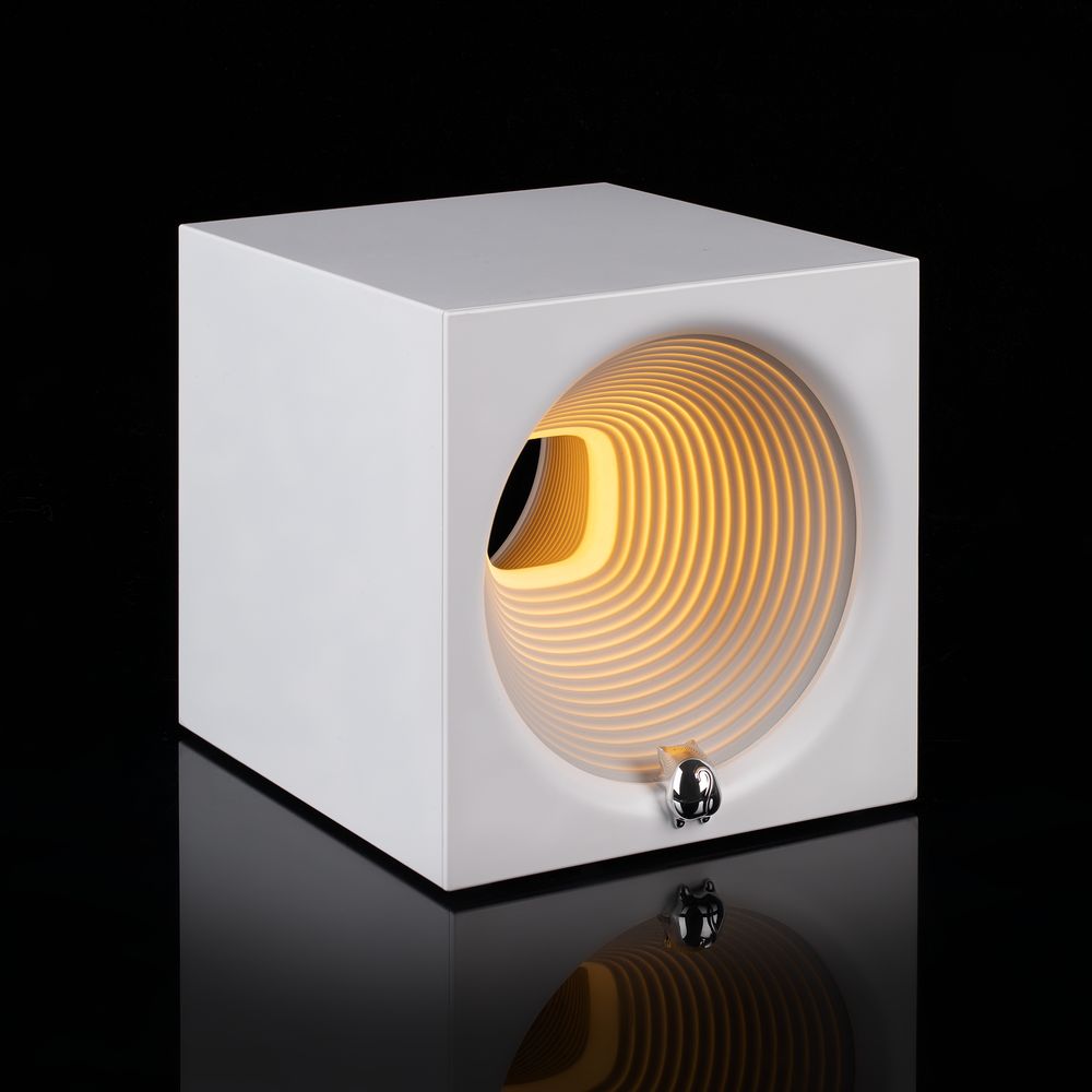 Bluetooth-колонка с подсветкой Volumetric с логотипом Molti | Print Logo