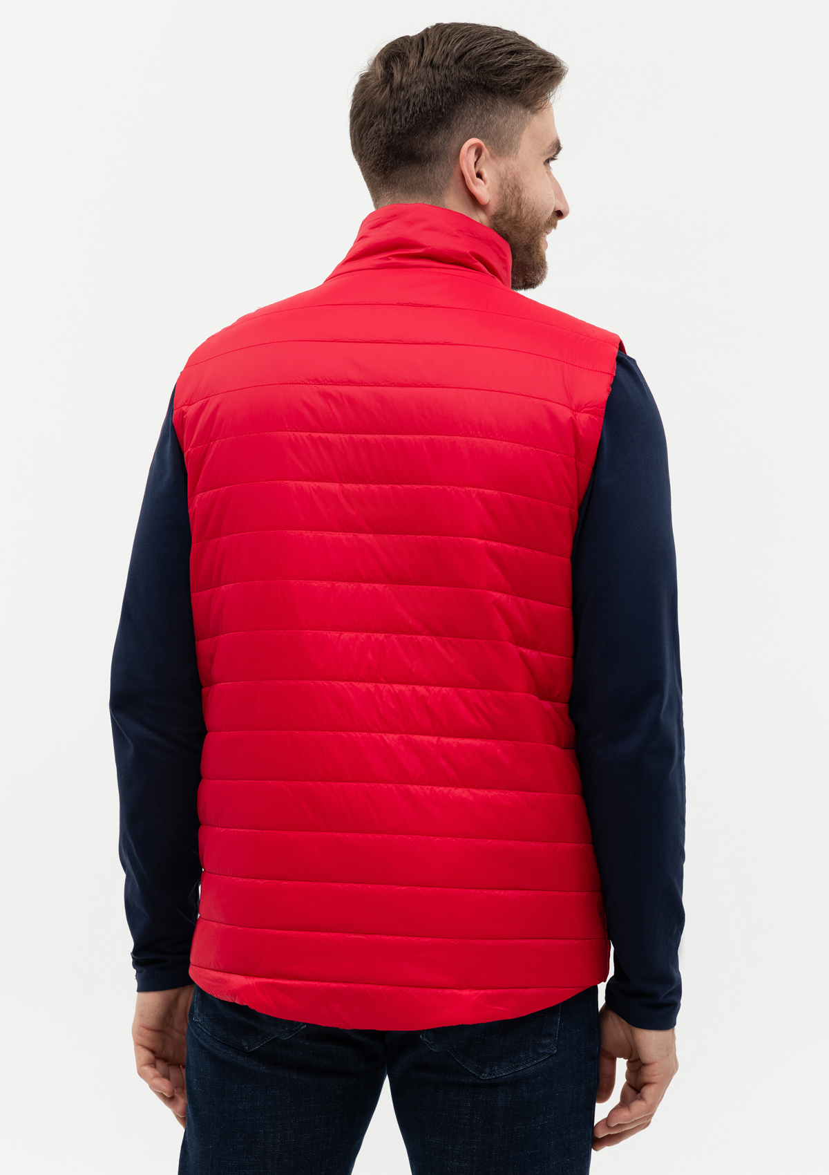 Жилет унисекс утепленный STAN таффета, 65, 87, Красный,  (14)  (48/M)