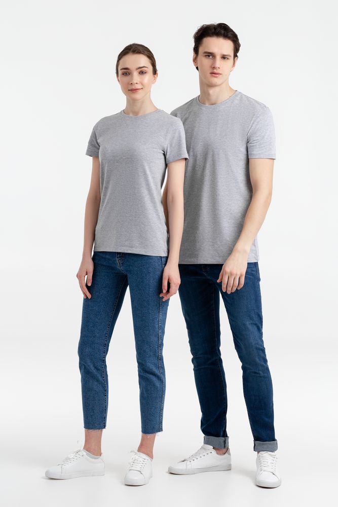 Футболка женская T-bolka Stretch Light Lady, серый меланж, размер XL