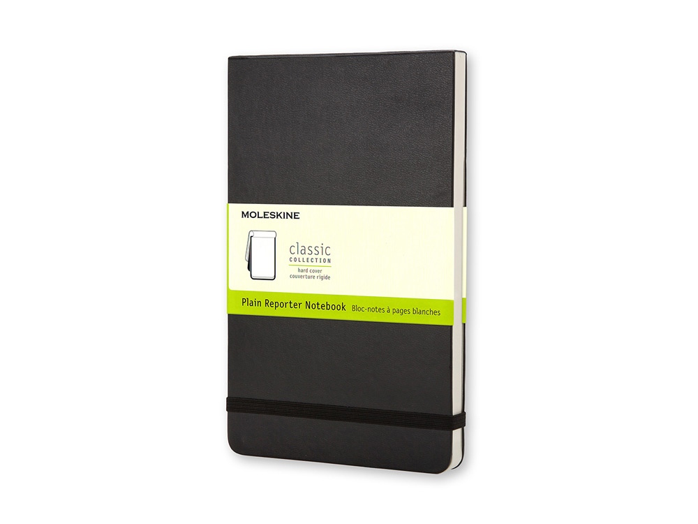 Записная книжка А6 (Pocket) Reporter (нелинованный) с логотипом Moleskine | Print Logo