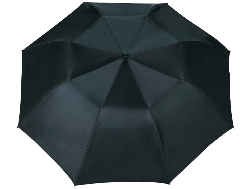 Зонт Blue skies 21 двухсекционный полуавтомат, черный