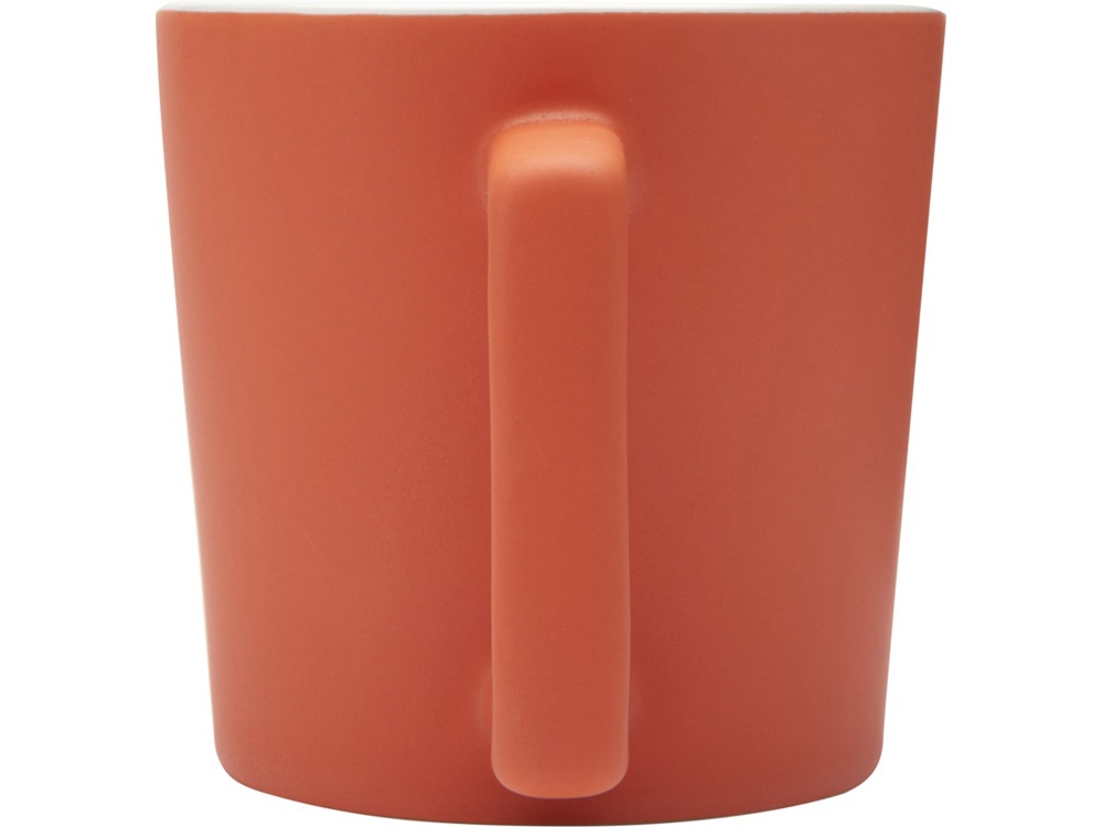 Cali Керамическая кружка объемом 370 мл с матовой отделкой - Оранжевый