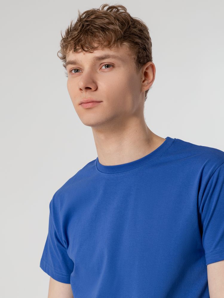 Футболка унисекс T-bolka 160, ярко-синяя, размер 4XL