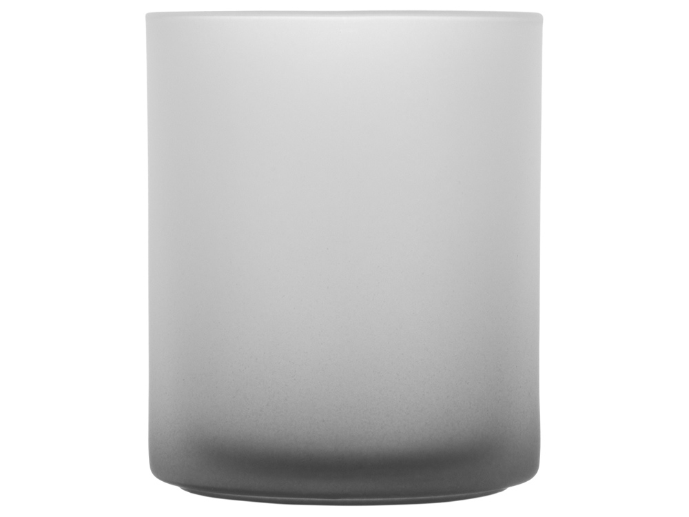 Стеклянная матовая кружка Омбре с градиентом для сублимации, черный