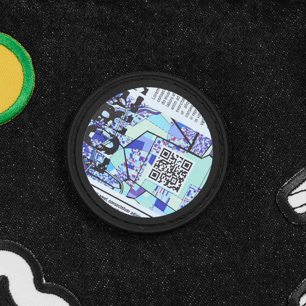 Лейбл из ПВХ с липучкой Menteqo Round