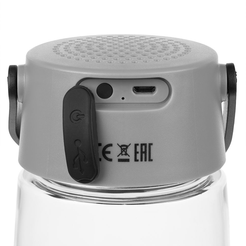 Бутылка для воды Torsta Light с колонкой и светильником фото на сайте Print Logo.