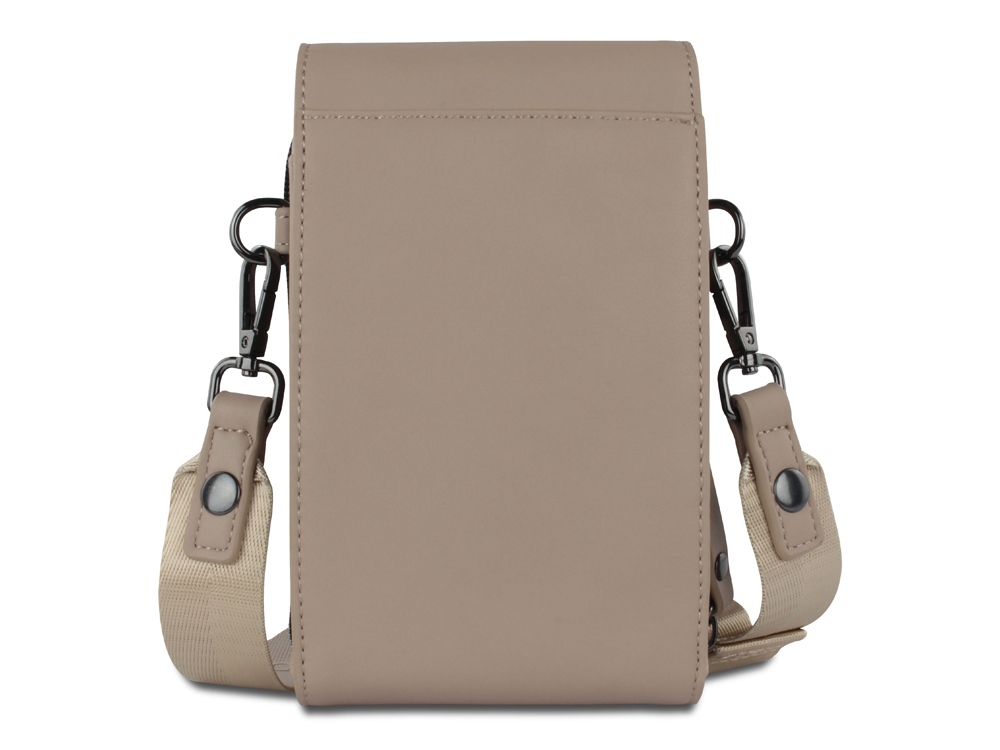 Сумка наплечная BUGATTI АЛМАТА | ALMATA, песочная, полиуретан, 11х4х19 см