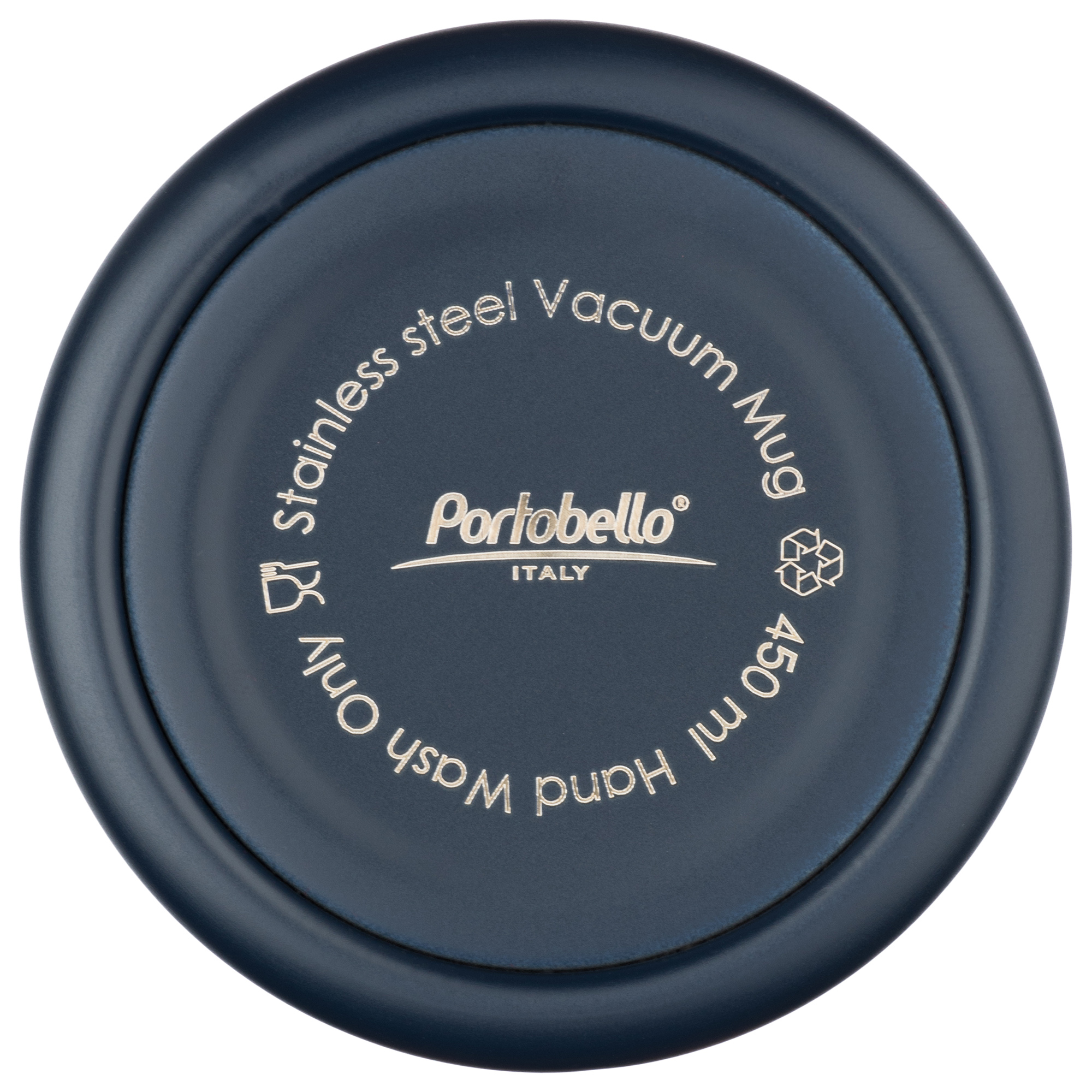 Термокружка вакуумная герметичная Baleo, синяя — пример нанесения логотипа (Portobello Термокружки) | Print Logo