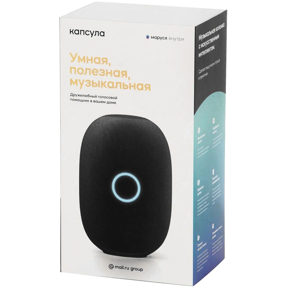 Умная колонка «Капсула» с помощником «Маруся» фото на сайте Print Logo.