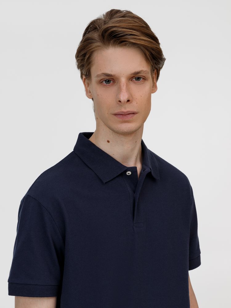 Рубашка поло унисекс Pacific, кобальт (темно-синяя), размер XXL