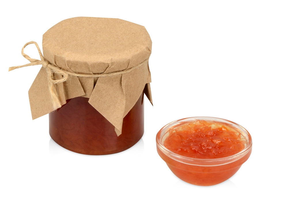 Варенье из грейпфрута с апельсином, лимоном и корнем имбиря в подарочной обертке с логотипом Eat&Bite | Print Logo