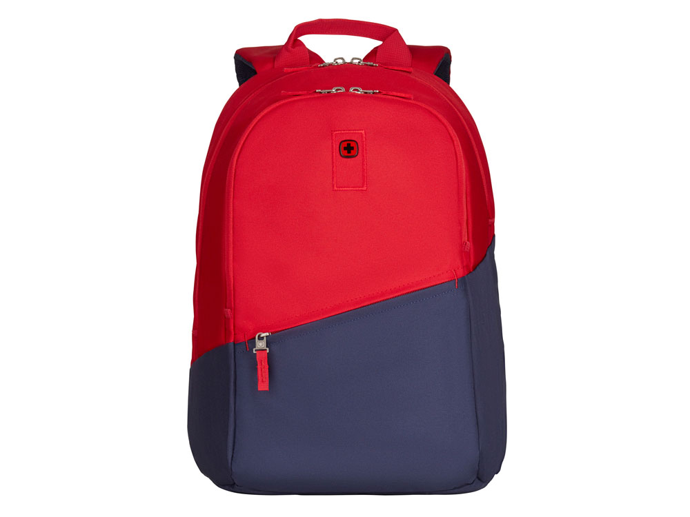 Рюкзак WENGER 16'', красный/синий, полиэстер, 31 x 43 x 23 см, 24 л