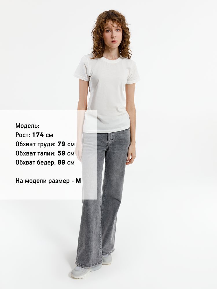 Футболка женская T-bolka Lady, белая (теплый оттенок), размер S