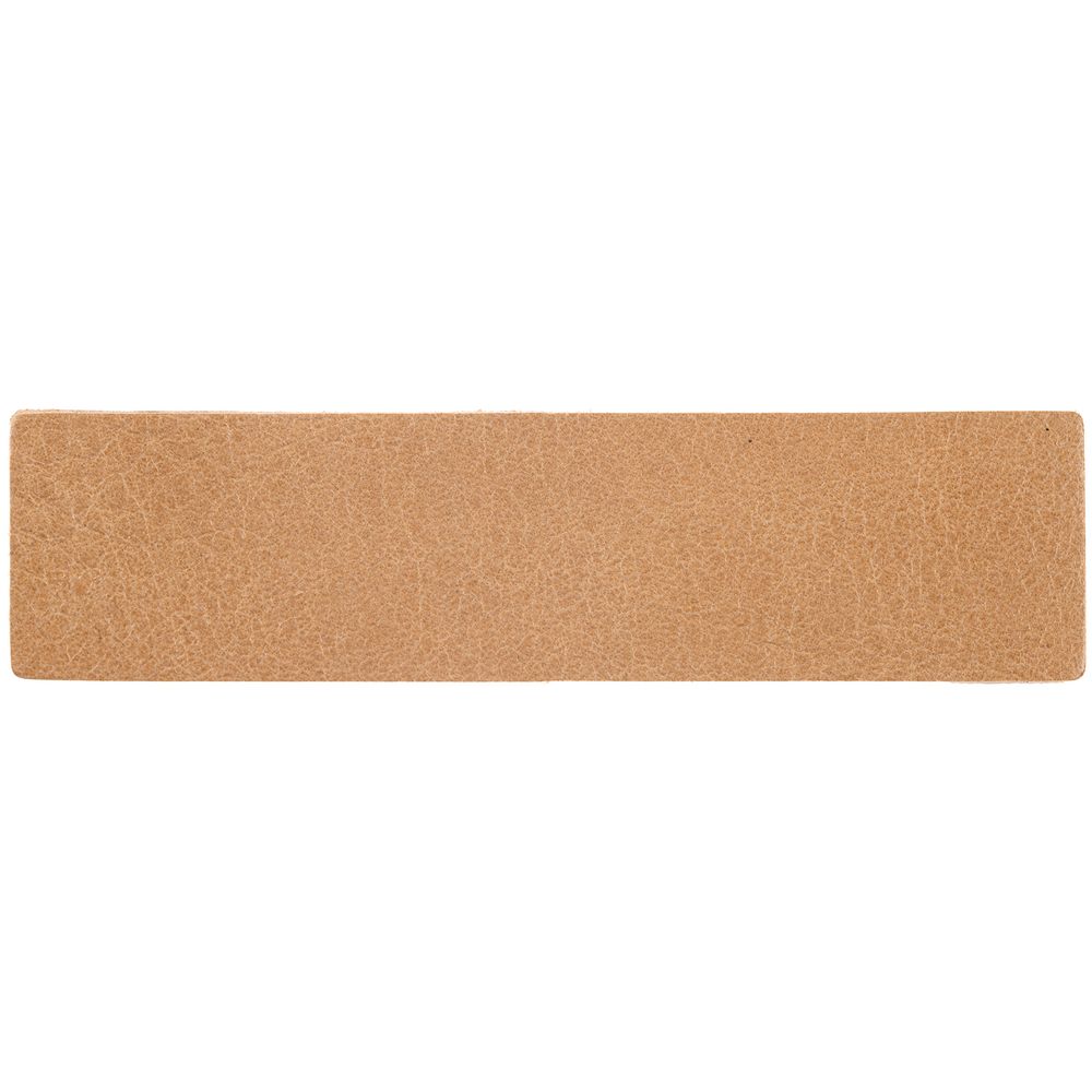 Лейбл кожаный Pasek, S с логотипом сделано в России | Print Logo