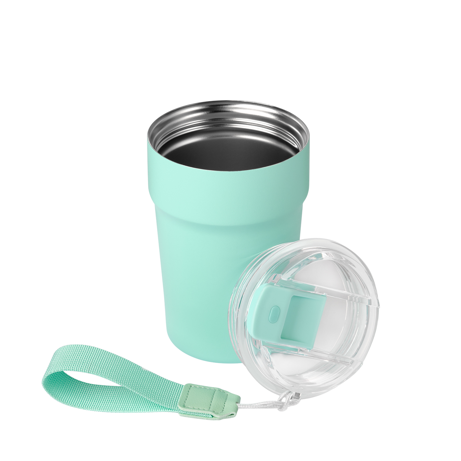 Термокружка вакуумная Монако, аква