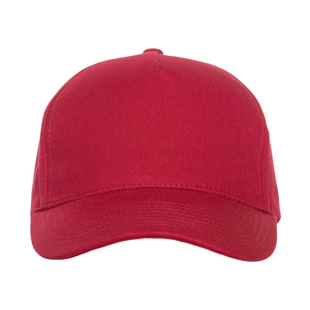 Бейсболка STAN 5 клиньев хлопок 150, 10L, Бордовый,  (66)  (56-58/ONE SIZE)