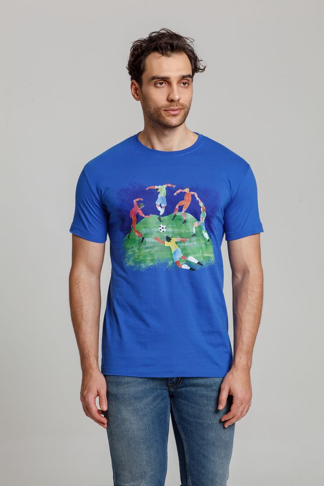 Футболка «Футбол via Матисс» 190 с логотипом Принтэссенция | Print Logo